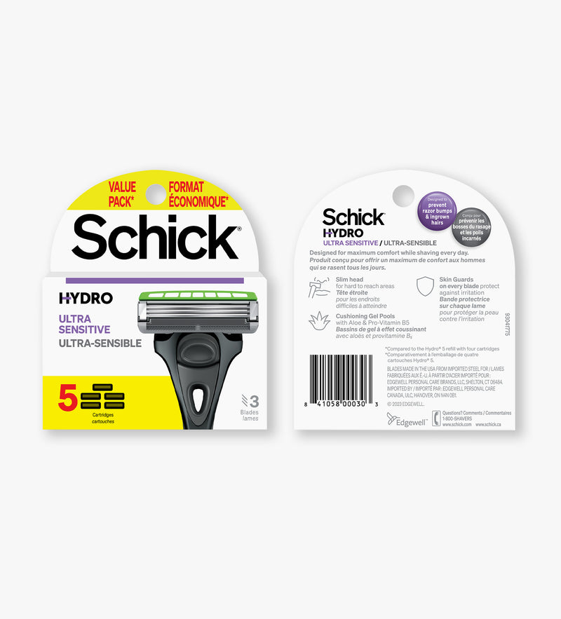 Schick hydro ultra sensitive refills