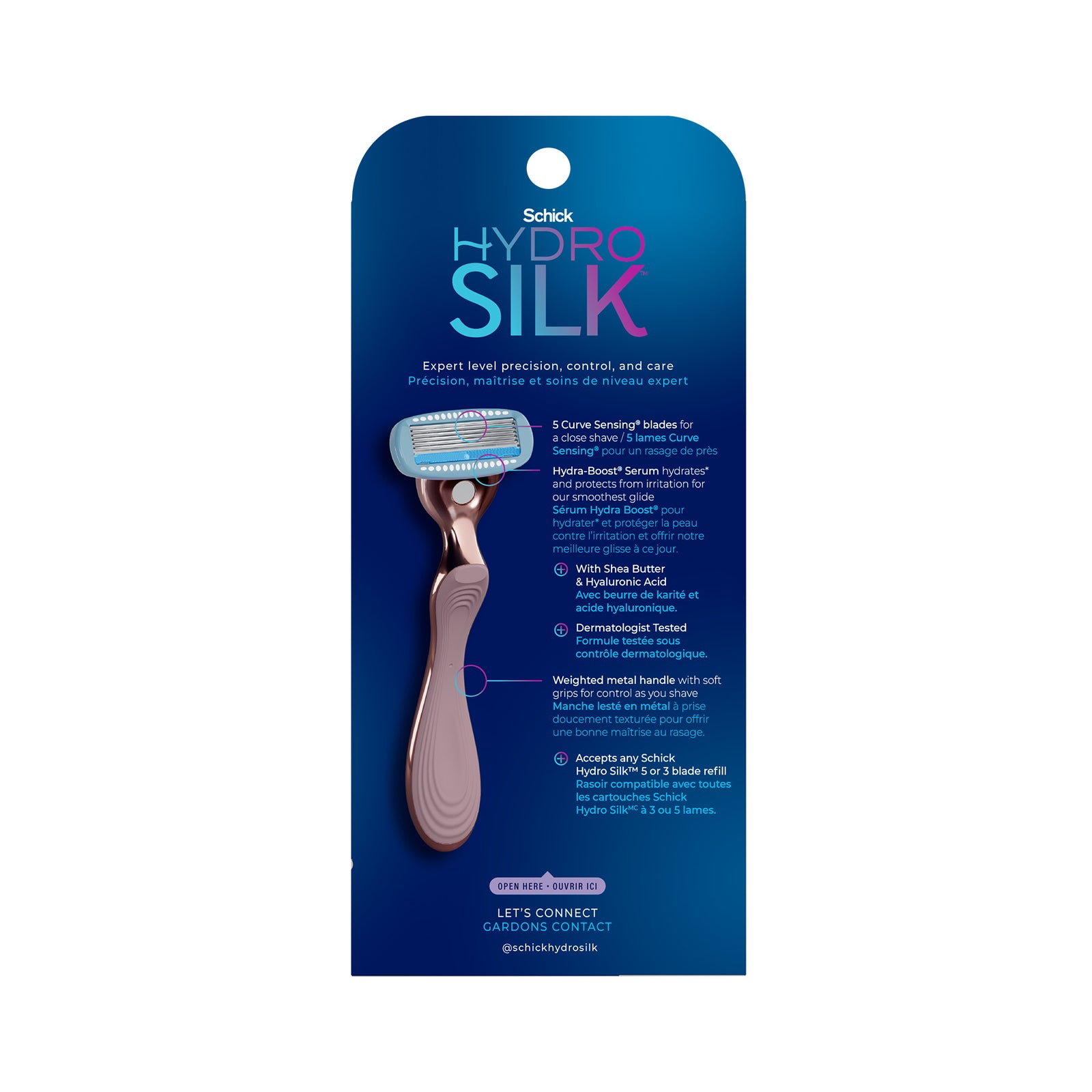Hydro Silk® Rose Gold Metal Razor – Schick CA