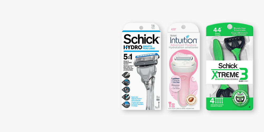 Schick Razor Positioning Schick CA