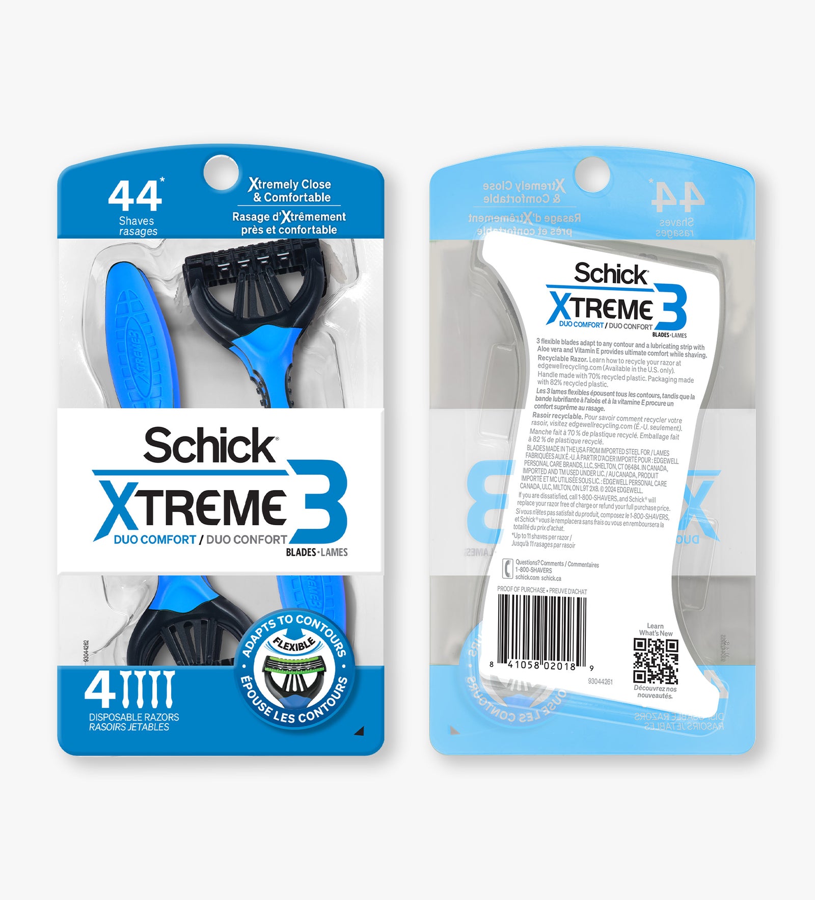 Xtreme® DuoComfort Disposable Razor – Schick CA